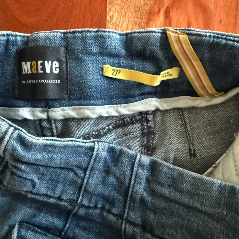 Anthropologie Maeve Bombshell Slim Straight Jeans - Picture 7 of 12